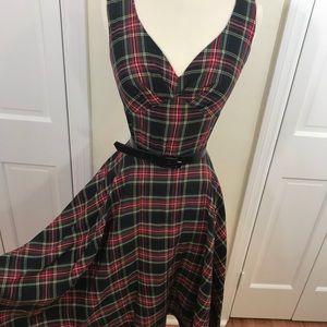 Bernie Dexter plaid dress